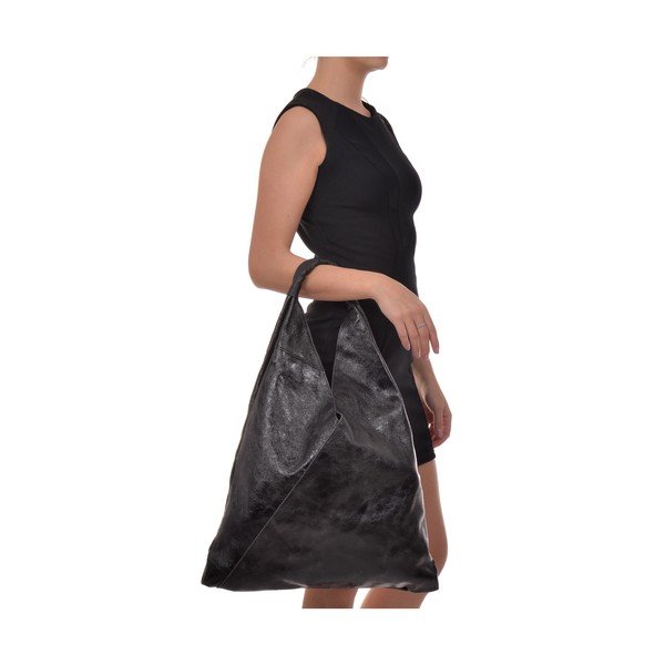 Poșetă din piele Isabella Rhea Arya, negru-image-4