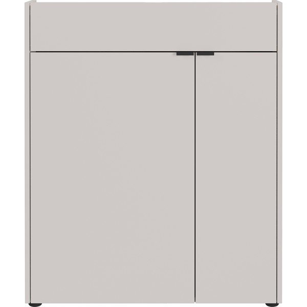 Dulap crem cu aspect mat 83x99x22 cm Ameca – Germania-image-2