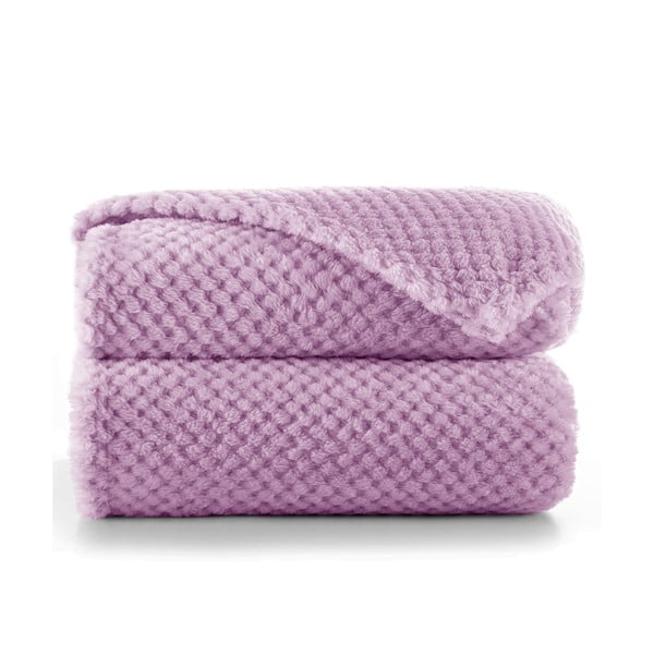 Pătură din microfibră DecoKing Henry, 170 x 210 cm, violet-image-2