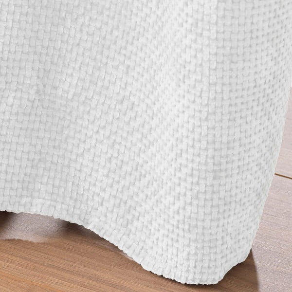 Draperie albă din janilie 140x260 cm Leo – douceur d'intérieur-image-4