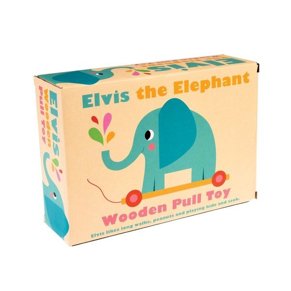 Jucărie din lemn Rex London Elvis The Elephant-image-2