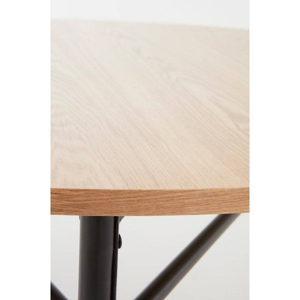 Măsuță de cafea în culoare naturală rotundă din metal ø 100 cm Valley – Jotex-image-2