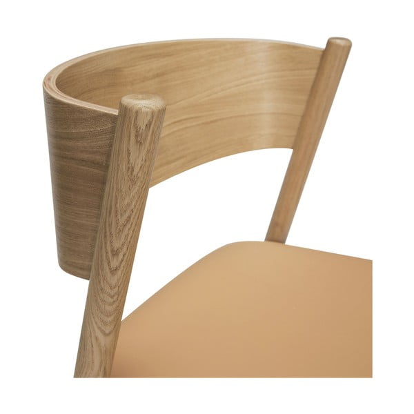 Scaun dining din lemn de stejar Oblique - Hübsch-image-4