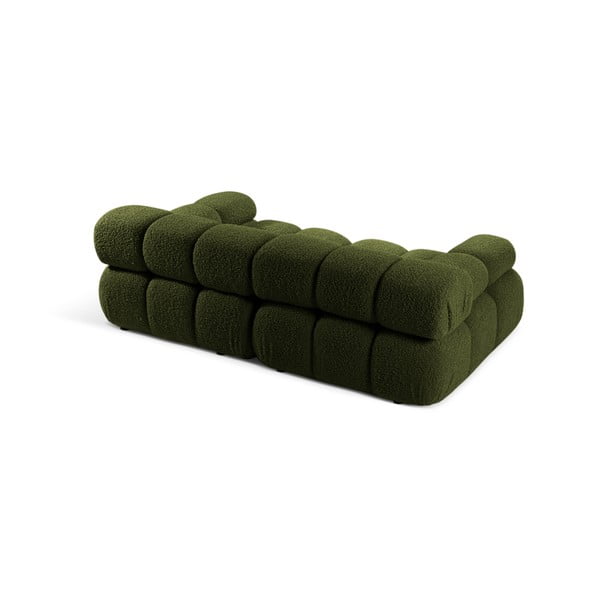 Canapea modulară verde cu tapițerie din țesătură bouclé 188 cm Bellis – Micadoni Home-image-4