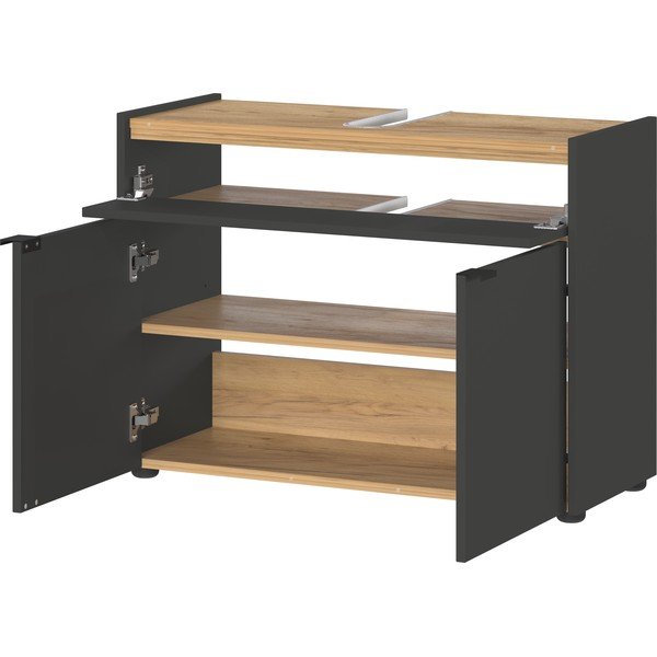 Dulap sub chiuvetă gri antracit 80x60 cm Forano – Germania-image-3