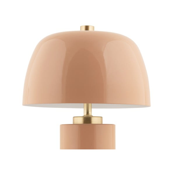 Veioză bej LED cu intensitate reglabilă cu abajur din metal (înălțime 30 cm) Freya – Leitmotiv-image-3