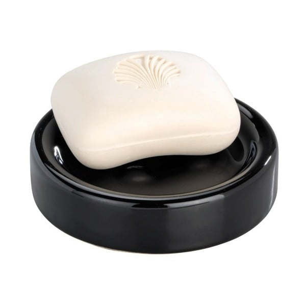 Săpunieră Wenko Polaris, neagră-image-1