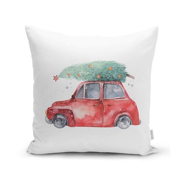 Față de pernă 43x43 cm  cu model de Crăciun Merry Christmas – Mila Home