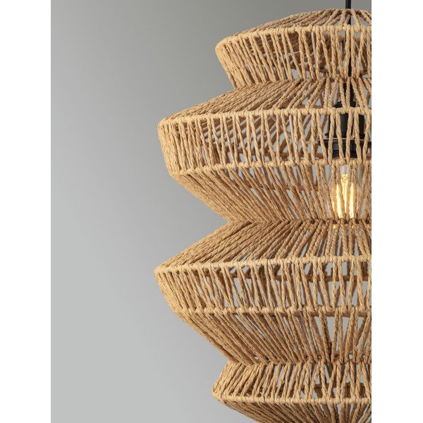 Lustră în culoare naturală cu tapițerie din frânghie ø 40 cm Nua – Nova Luce-image-2