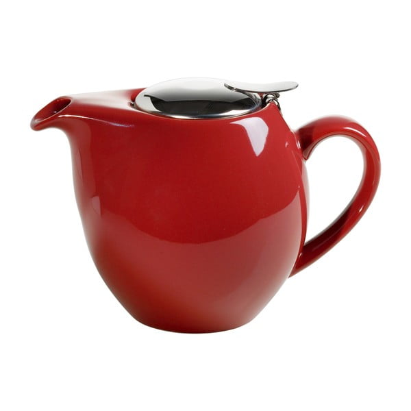 Ceainic din ceramică cu sită pentru ceai Maxwell & Williams Infusions T, 1 L, roșu