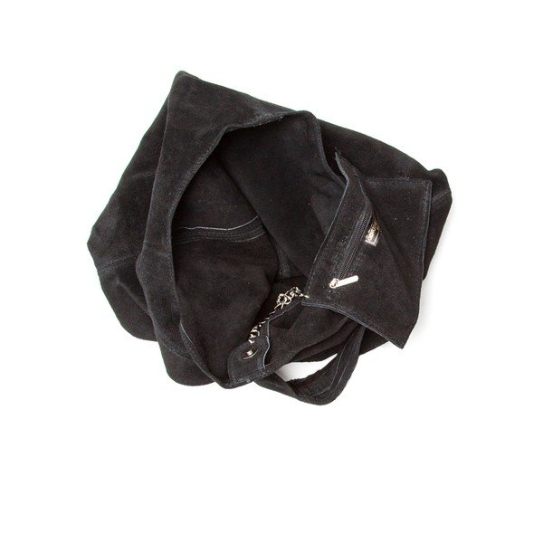 Geantă de piele Roberta M Perlita, negru-image-3