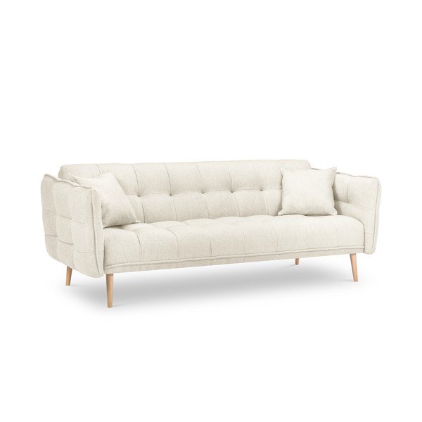 Canapea extensibilă Mazzini Sofas Canna, crem-image-2