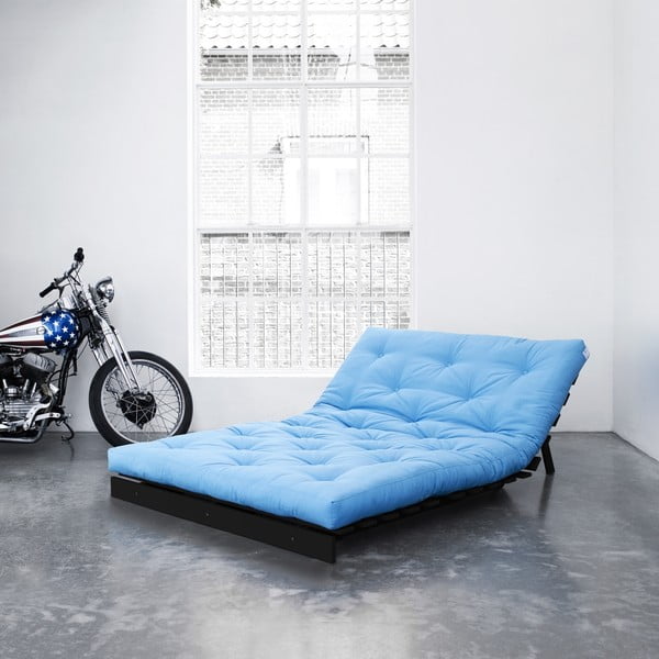 Canapea extensibilă Karup Roots Wenge/Horizon Blue-image-3