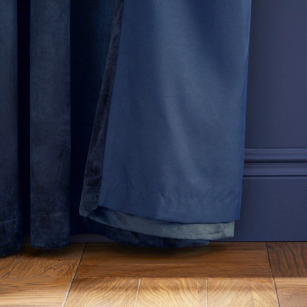 Draperii albastre dimout (semi-opace) 2 buc. 168x229 cm Kingsley – Catherine Lansfield-image-2