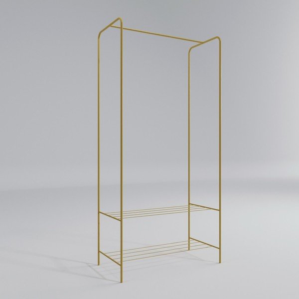 Suport pentru haine auriu din metal Frankenthal – Kalune Design-image-3