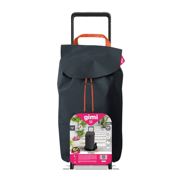 Cărucior de cumpărături Vileda Gimi, 52 l, gri-image-2