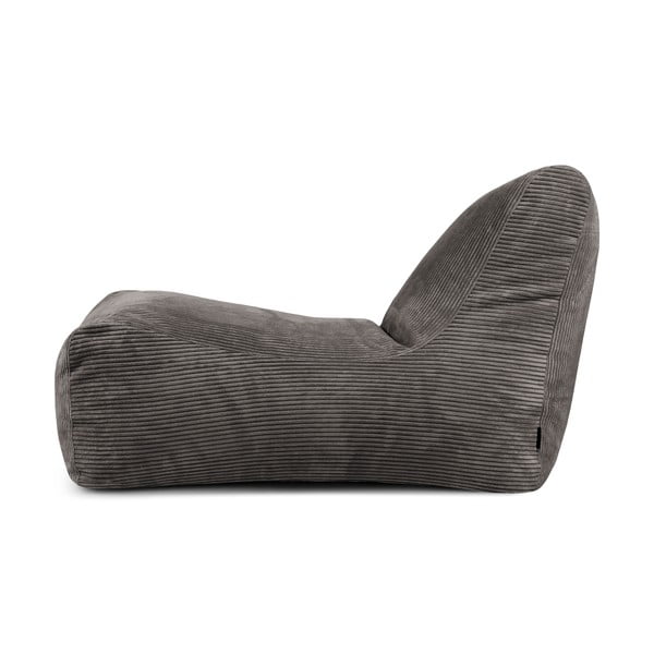 Fotoliu bean bag cărămiziu cu tapițerie din catifea reiată Lounge – SLOWDOWN-image-3