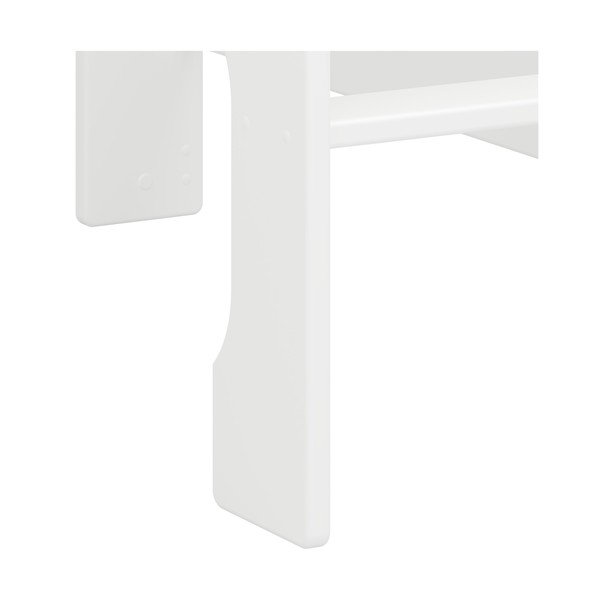 Pat pentru copii  90x200 cm alb înalt Steens for Kids - Tvilum-image-2