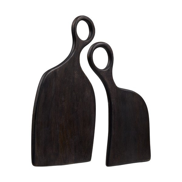 Tocătoare 2 buc. de servire din lemn 41 x 21 cm Palani – House Nordic-image-3
