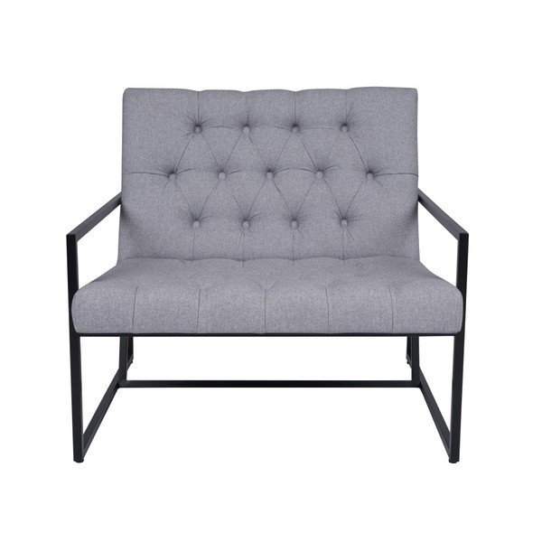 Fotoliu Mazzini Sofas Aster, gri deschis