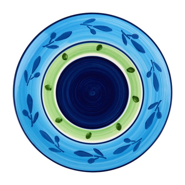 Farfurie din ceramică Butlers Tuscany, ⌀ 28,5 cm, albastru