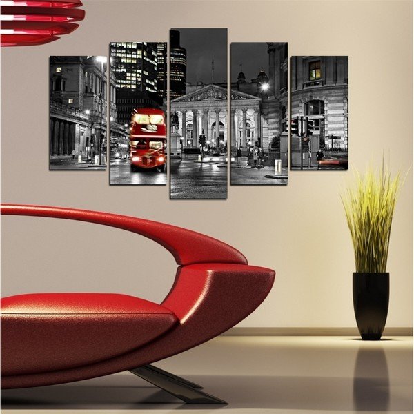 Tablou din mai multe piese 3D Art Kelsie, 102 x 60 cm-image-1