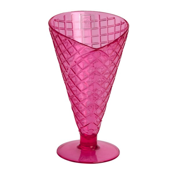 Pahar din plastic Navigate Sundae Cone, roz