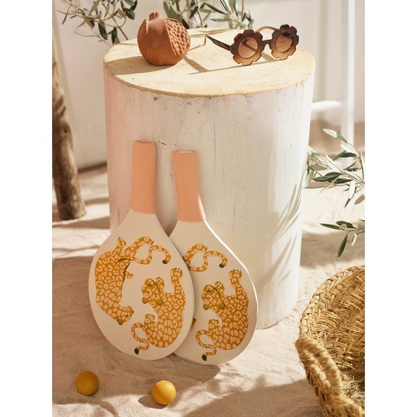 Set 2 palete și minge pentru tenis de plajă Sunnylife Call of the Wild-image-1