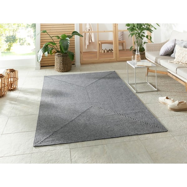 Covor gri de exterior  200x80 cm - NORTHRUGS-image-1