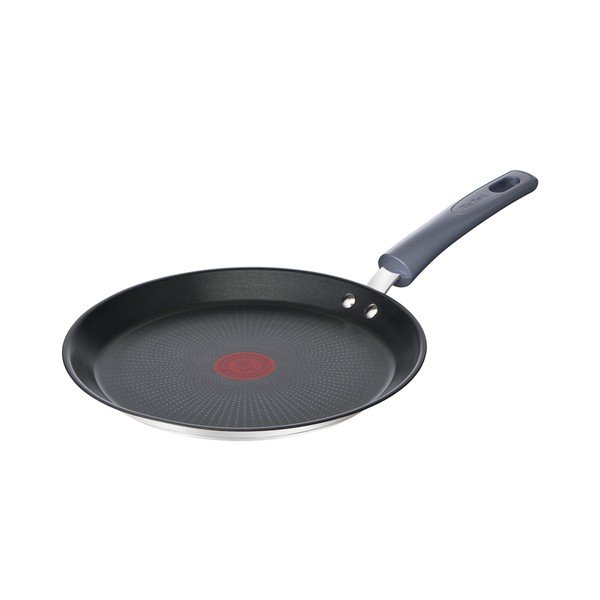 Tigaie cu suprafață antiaderentă pentru clătite din oțel inoxidabil ø 25 cm Daily Cook G7313855 – Tefal
