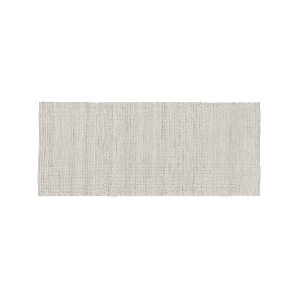 Covor tip traversă pentru interior și exterior grej din fibre reciclate 80x200 cm Tendor – Blomus
