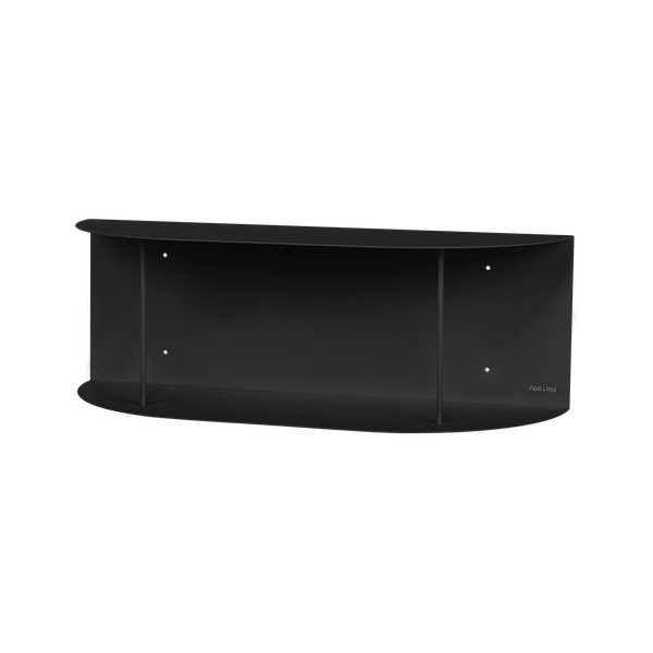 Raft negru etajat din metal 60 cm Lina – noo.ma