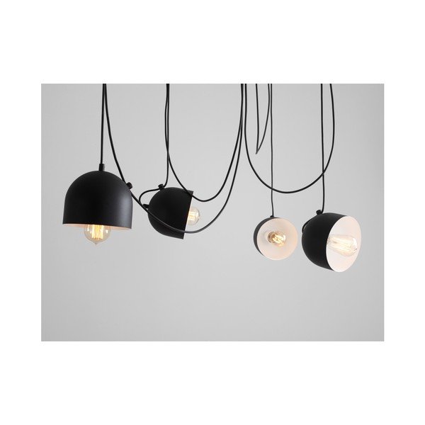 Lustră cu 4 becuri CustomForm Popo, negru-image-4