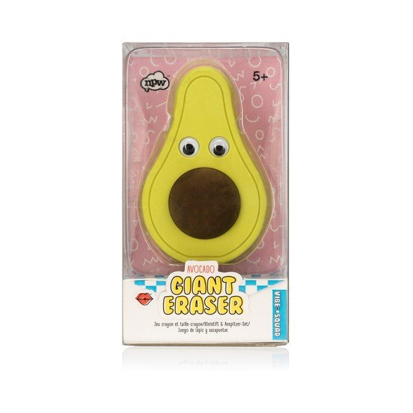 Set ascuțitoare și gumă de șters NPW Avocado-image-1