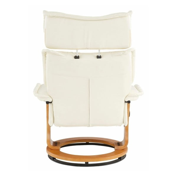 Set fotoliu și suport pentru picioare Støraa Roubaix, crem-image-3