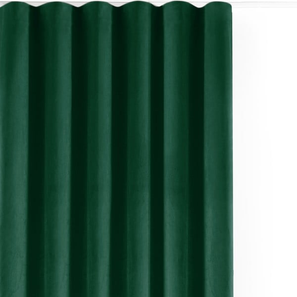 Draperie verde dimout (semi-opacă) din catifea 400x250 cm Velto – Filumi