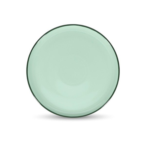 Farfurie verde din gresie ø 26 cm Duo – ONA