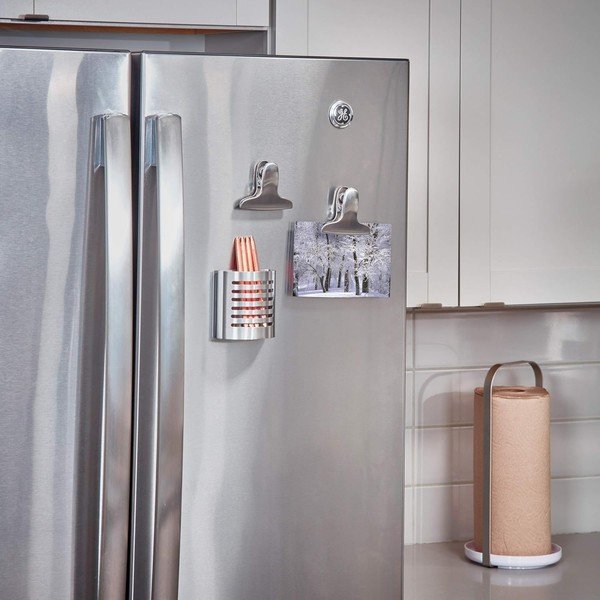 Suport magnetic din metal pentru creioane iDesign Forma, 5,5 x 10 cm-image-3