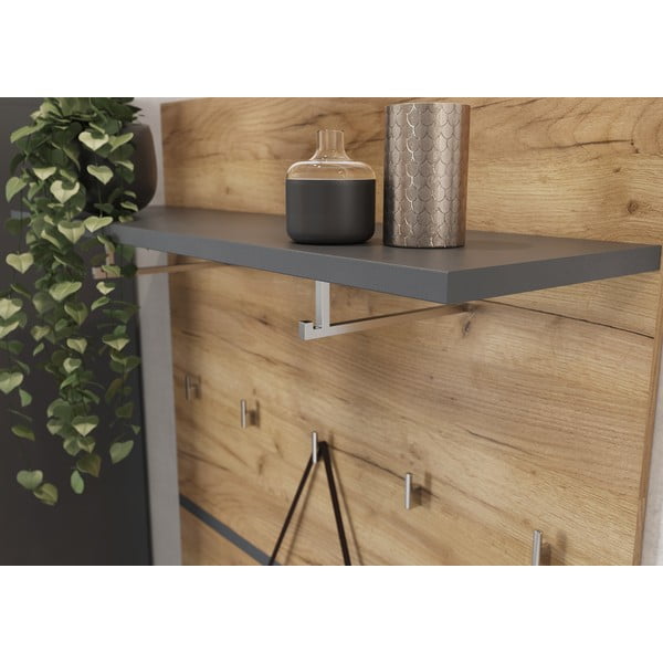 Panou de agățat diverse în culoare naturală cu aspect de lemn de stejar Lissabon – Germania-image-3