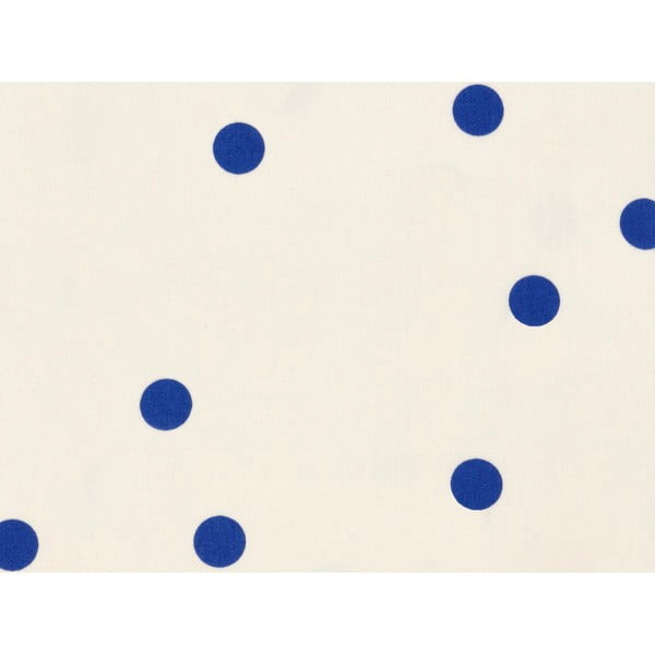 Lenjerie de pat albastră-crem din bumbac satinat pentru pat de o persoană 140x200 cm Solaris – Södahl-image-2