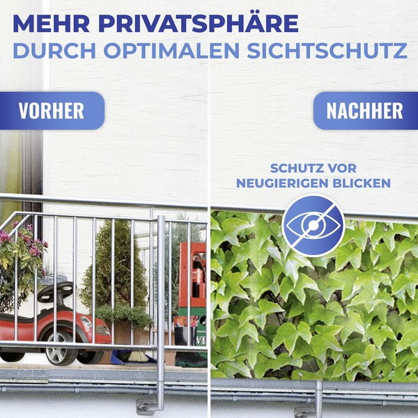 Paravan pentru balcon verde din plastic 500x85 cm Wilder Wein – Maximex-image-4