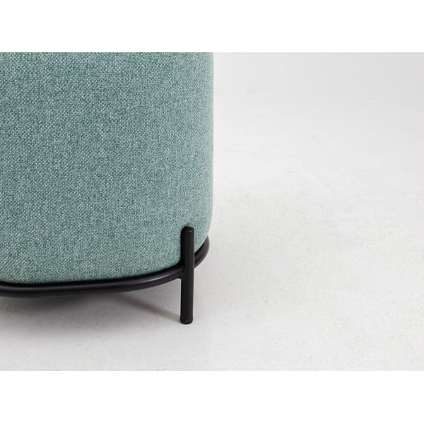 Puf Tenzo Harry, ø 42 cm, gri verde-image-1