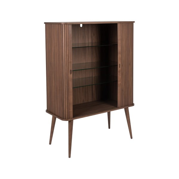 Comodă cu aspect de lemn de nuc Zuiver Barbier, maro-image-2