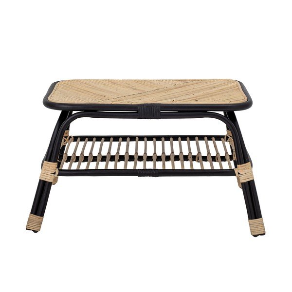 Măsuță de cafea neagră-în culoare naturală 79x54 cm Loue - Bloomingville-image-2