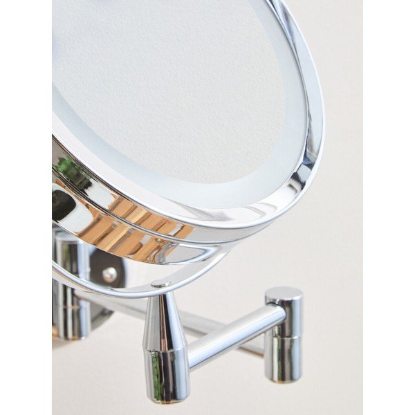 Oglindă cosmetică (mărire 2x) cu led/de mărire 18x29 cm Cassini – Premier Housewares-image-3