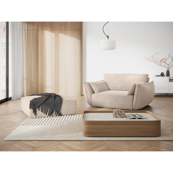 Taburet bej Vanda – Mazzini Sofas-image-1