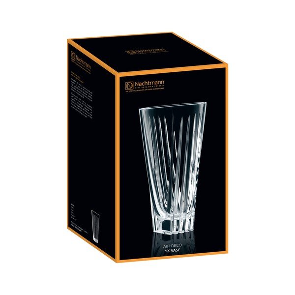 Vază din cristal Nachtmann Art Deco, înălțime 28 cm-image-3