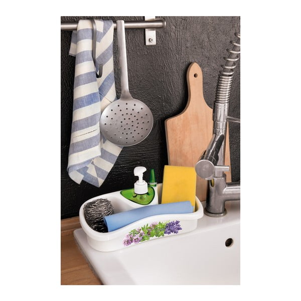 Suport pentru accesorii de spălat alb din plastic – Snips-image-2