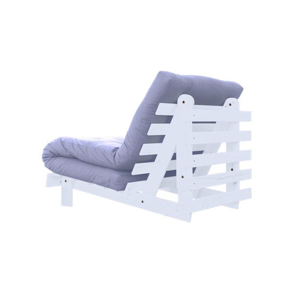 Fotoliu extensibil Karup Roots White/Blue Breeze-image-4