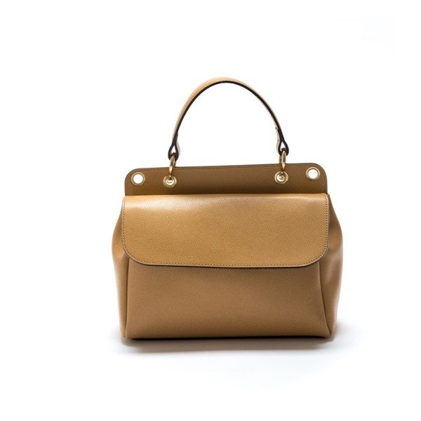 Geantă din piele Roberta M Gabi, maro cognac-image-2